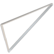 Hliníková konstrukce pro rovné střechy nastavitelná 15°-35° horizontální